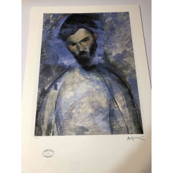 Amedeo Modigliani litho off set 50x70 cm Archief Parijs
