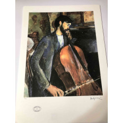 Amedeo Modigliani litho off set 50x70 cm Archief Parijs