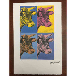 Andy Warhol Litografia off set edizione 100  cm 57x38