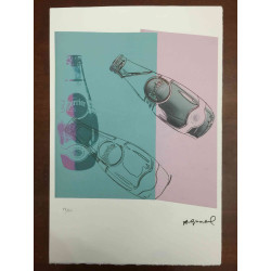 Andy Warhol Litografia off set edizioa 100 cm 57x38