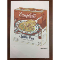 Andy Warhol Off set lithograph 100 cm edition 57x38
