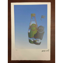 Andy Warhol Lithographie édition hors set 100 cm 57x38