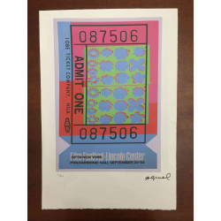 Andy Warhol Lithographie édition hors set 100 cm 57x38