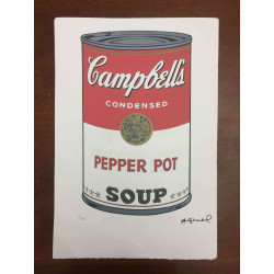 Andy Warhol Litografia off set edizioa 100 cm 57x38