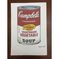 Andy Warhol Lithographie édition hors set 100 cm 57x38