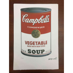 Andy Warhol Lithographie édition hors set 100 cm 57x38