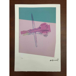 Andy Warhol Litografia off set edizione 100  cm 57x38