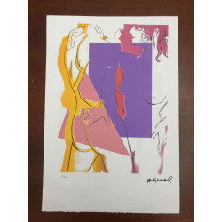 Andy Warhol Litografía edición off set 100 cm 57x38