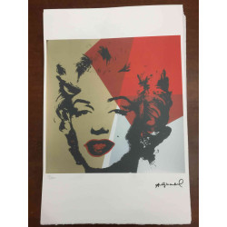 Andy Warhol Lithographie Off-Set-Edition 100 cm 57x38
