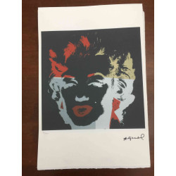 Andy Warhol Litografia off set edizioa 100 cm 57x38