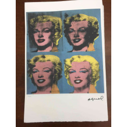 Litografie Andyho Warhola ofsetová edice 100 cm 57x38