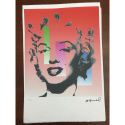 Andy Warhol Litografia off set edizione 100  cm 57x38
