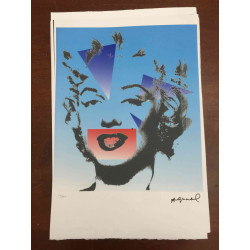 Andy Warhol Lithographie Off-Set-Edition 100 cm 57x38