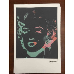Andy Warhol Off set lithograph 100 cm edition 57x38