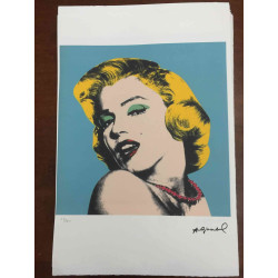 Andy Warhol Litografia off set edizione 100  cm 57x38