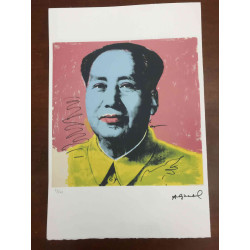 Andy Warhol Lithographie édition hors set 100 cm 57x38