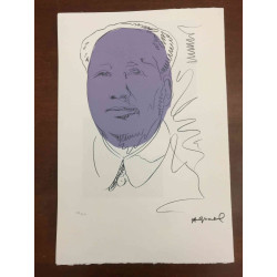 Andy Warhol Litografia off set edizione 100  cm 57x38