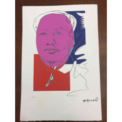 Andy Warhol Litografia off set edizioa 100 cm 57x38