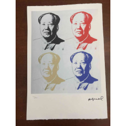 Andy Warhol Litografia off set edizione 100  cm 57x38