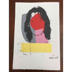 Andy Warhol Lithographie édition hors set 100 cm 57x38