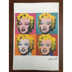 Andy Warhol Off set lithograph 100 cm edition 57x38