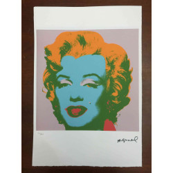 Andy Warhol Litografía offset edición 100 cm 57x38