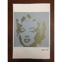 Andy Warhol Litografía edición off set 100 cm 57x38