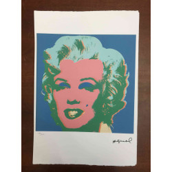 Andy Warhol Litografía edición off set 100 cm 57x38
