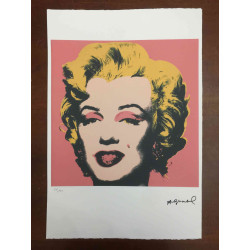 Andy Warhol Litografía offset edición 100 cm 57x38