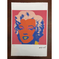 Andy Warhol Litografía edición off set 100 cm 57x38