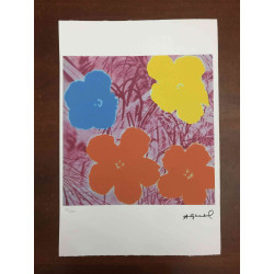 Andy Warhol Lithographie Off-Set-Edition 100 cm 57x38