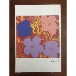 Andy Warhol Lithographie Off-Set-Edition 100 cm 57x38
