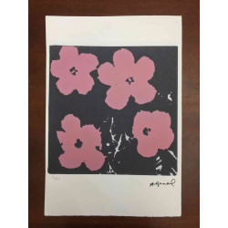 Andy Warhol Litografia off set edizione 100  cm 57x38