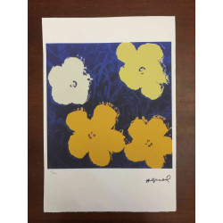 Andy Warhol Litografia off set edizioa 100 cm 57x38