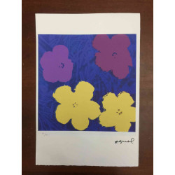 Andy Warhol Off set lithograph 100 cm edition 57x38