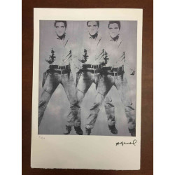Andy Warhol Lithographie édition hors set 100 cm 57x38
