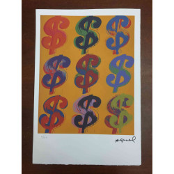Andy Warhol Litografia off set editie 100 cm 57x38