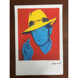 Andy Warhol Lithographie édition hors set 100 cm 57x38