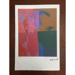 Litografie Andyho Warhola ofsetová edice 100 cm 57x38