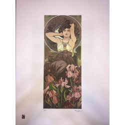 Set de litografía Alphonse Mucha 50x70 cm