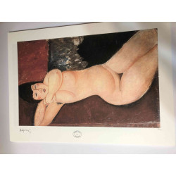 Amedeo Modigliani Lithographie Offset 50x70 cm Archives Paris