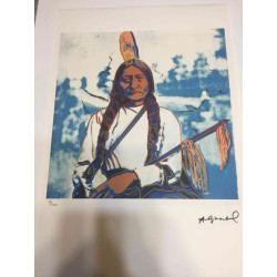 Andy Warhol Off set lithograph 100 cm edition 57x38