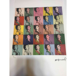 Andy Warhol Off set lithograph 100 cm edition 57x38