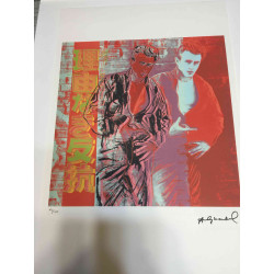 Andy Warhol Lithographie Off-Set-Edition 100 cm 57x38