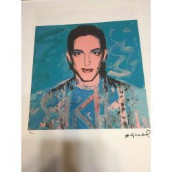 Andy Warhol Off set lithograph 100 cm edition 57x38