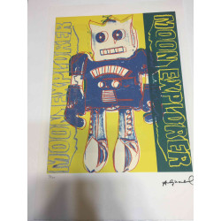 Andy Warhol Lithographie Off-Set-Edition 100 cm 57x38