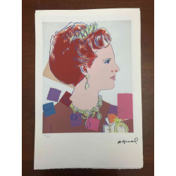 Andy Warhol Lithographie édition hors set 100 cm 57x38