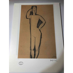 Amedeo Modigliani litho off set 50x70 cm Archief Parijs