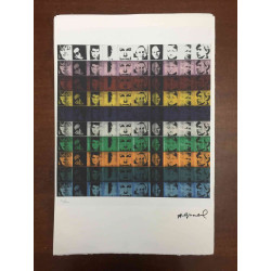 Litografie Andyho Warhola ofsetová edice 100 cm 57x38