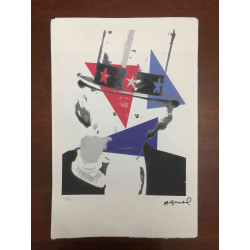 Andy Warhol Litografia off set edizione 100  cm 57x38